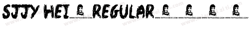 SJjy hei-Regular字体转换